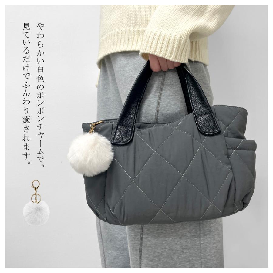 ファーチャーム ファー キーホルダー バッグチャーム 大人 金具 ミニ
