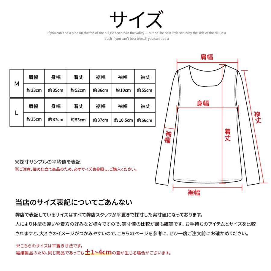 リブカットソー Tシャツ 長袖 レディース トップス M L 冬 秋 骨格 