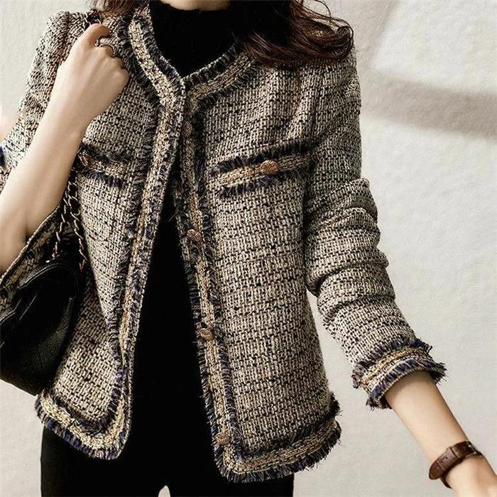 トップス 深緑 ふかみどり ツイード ジャケット レディース フォーマル アウター カーディガン ノーカラージャケット コート 春 秋 冬 オフィス 通勤 Ol フォーマル 結婚式 入学 Lgbyz6cvh8 Usefulbulk Com