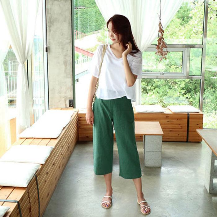 リネンパンツ レディース リネンワイドパンツ サルエルパンツ きれいめ ゆったり 綿麻 心地よい 美脚 春の新作 パンツ カジュアル ハロンパンツ おしゃれ アンクル丈