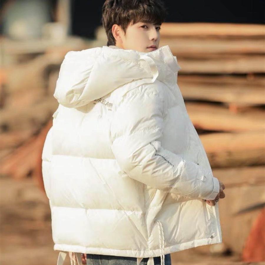 サイン・掲示用品 パネル ダウンジャケット メンズ ショット丈 ダウン