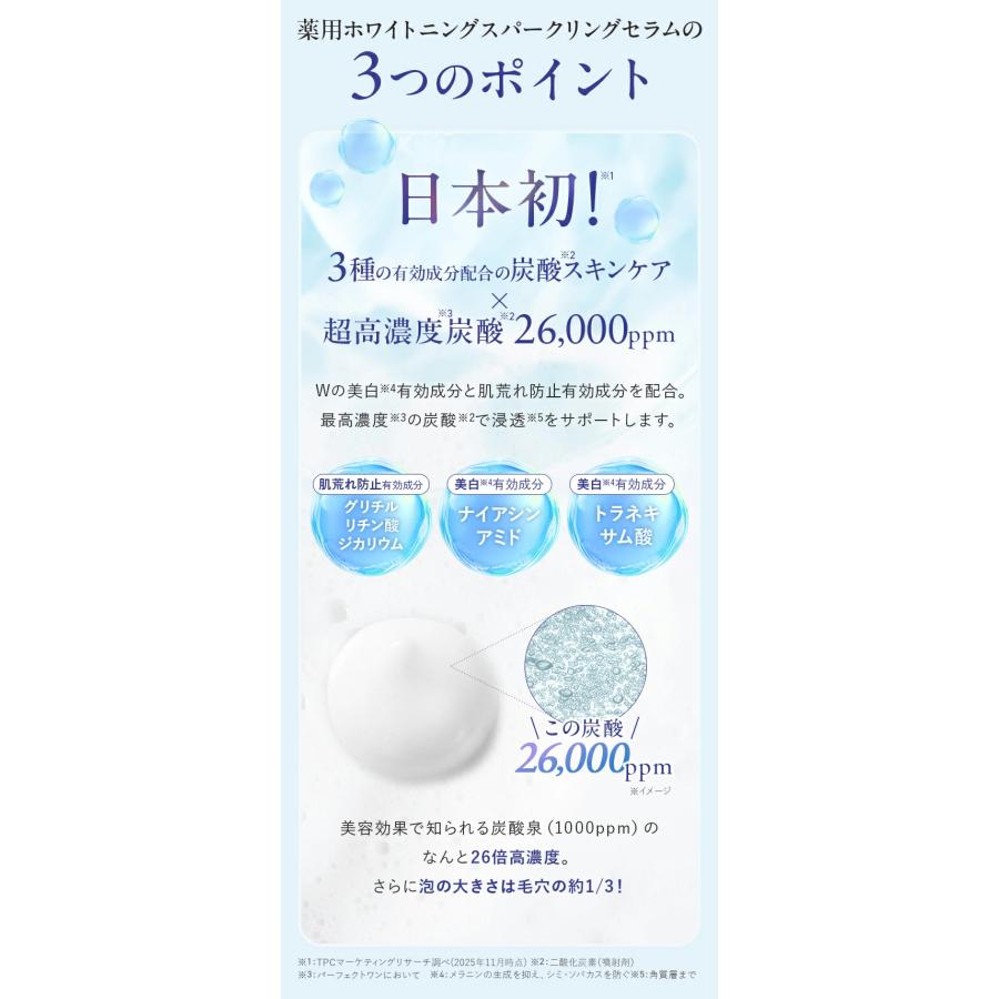 PERFECT ONE（パーフェクトワン） 美白炭酸美容液 薬用ホワイトニング