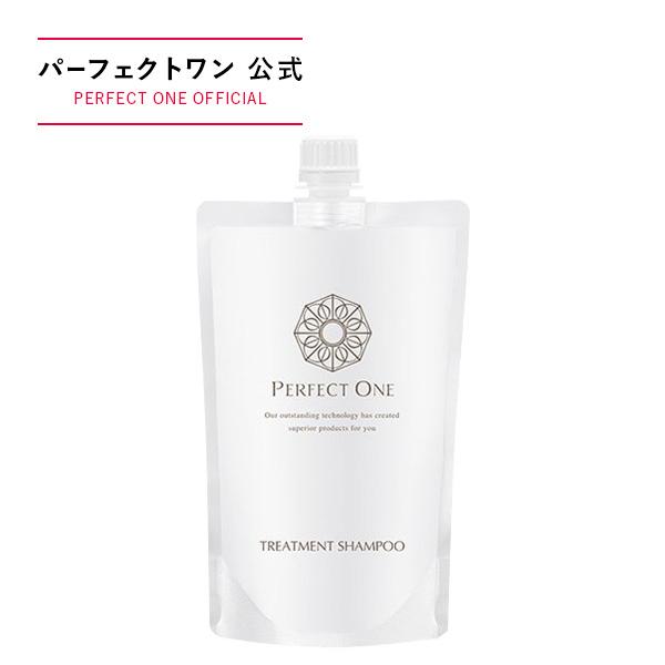 オールインワンシャンプー 速乾 パーフェクトワン トリートメントシャンプー 詰め替え 320ml 新日本製薬 うねりくせ毛 ツヤツヤ 浸透補修 | PERFECT ONE