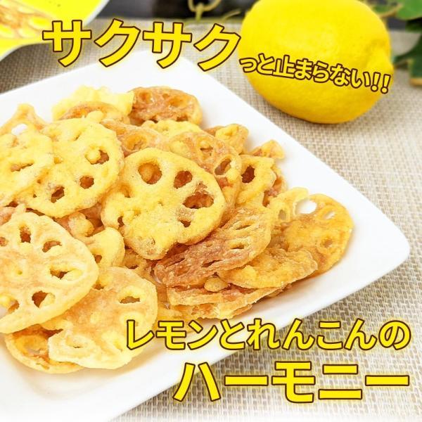 瀬戸内レモン レンコン天チップス チャック付き 50g レモン れもん味