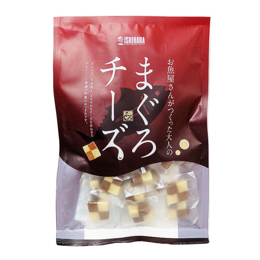 石原水産 まぐろチーズ 大袋 190g入り メール便可 チーズ おつまみ