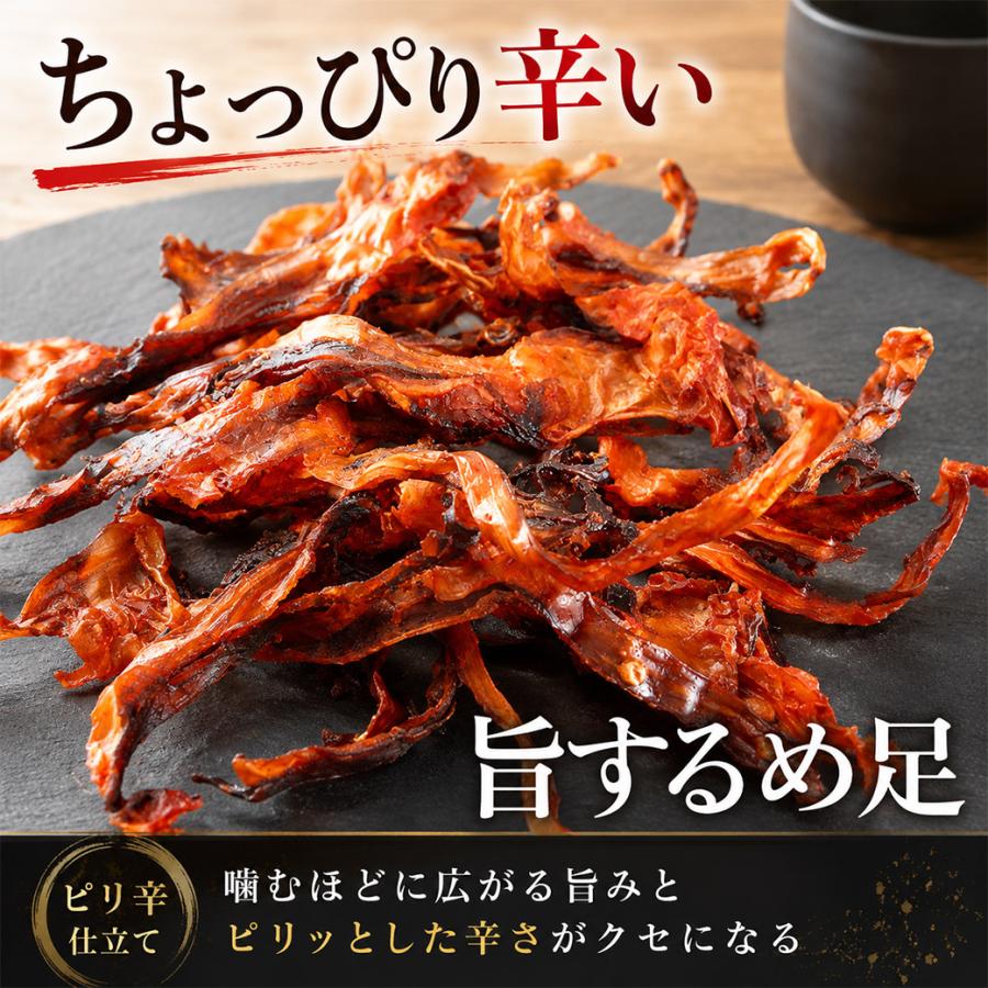 業務用 メガ盛り 特盛 旨辛 するめ足 500g ちょっぴりハードな