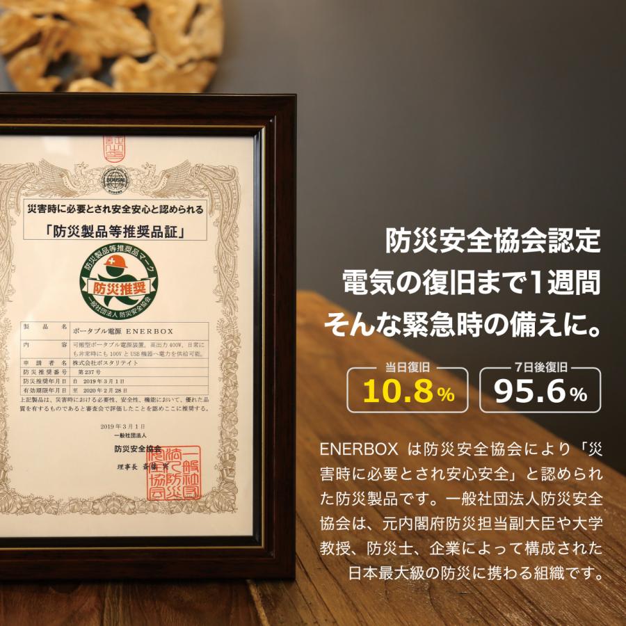 LACITA ポータブル電源 防水 規格 エナーボックス ENERBOX-SP