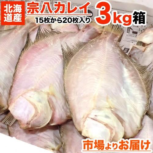 宗八カレイ 3kg 15 枚前後 北海道産 カレイ かれい 鰈 宗八かれい 宗八鰈 一夜干し 干物 仕入れ 水産仕入 年末年始 クリスマス 正月 Uosu O Sohathikarei ウオス進風水産直営店 通販 Yahoo ショッピング