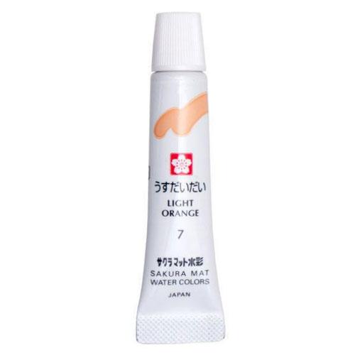 サクラクレパス 絵の具 単色 マット水彩 ラミネートチューブ5ml うす
