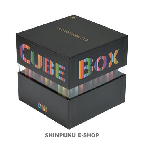 限定生産品 クーピーペンシル キューブボックス72 FY72BOX-WBK