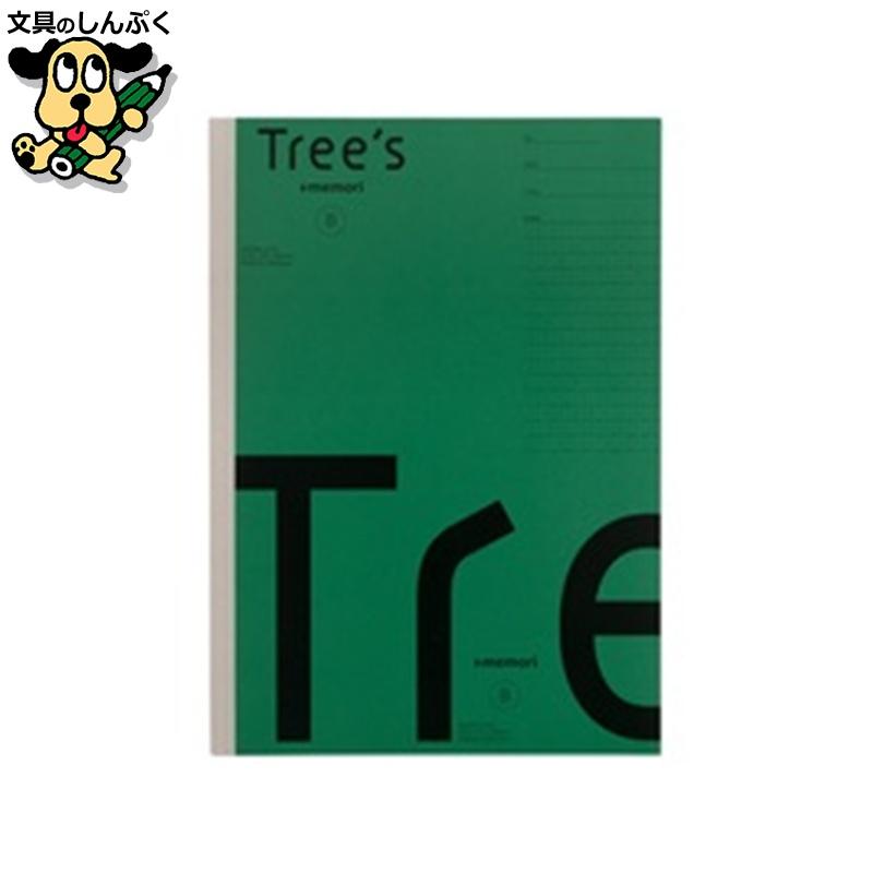 Tree s B5 Pメモリ B罫30枚グリーン 日本ノート : 文具のしんぷくイー 
