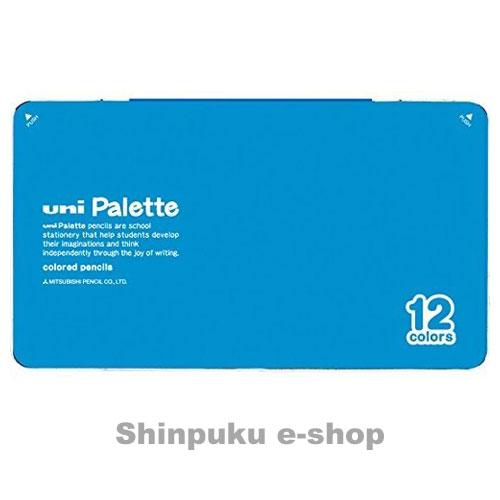 パレット ユニ 色鉛筆 880 12色 K88012CPLT.8 水色 UNI 三菱鉛筆（Z