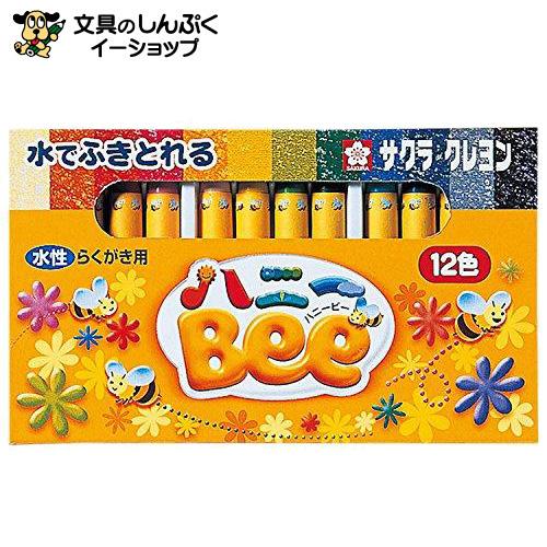 クレヨン 12色 ハニービー 幼児向け サクラクレパス WY12R1 クレヨン 12色 ハニービー 幼児向け サクラクレパス WY12R1