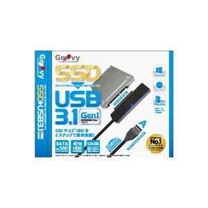 SSD USB typeA 接続ケーブルセット UD-3101 Groovy USB3.1 SATA S-ATA ...