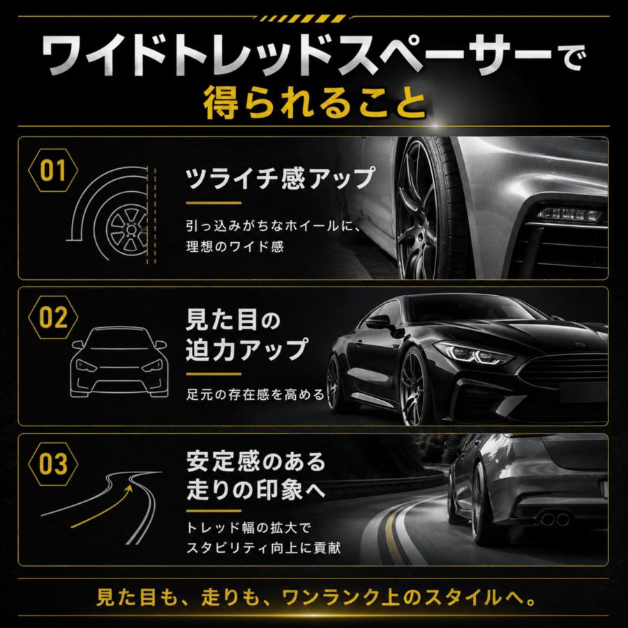 ワイドトレッドスペーサー 25mm ワイトレ 国産 日本製 PCD114.3 5H/5穴