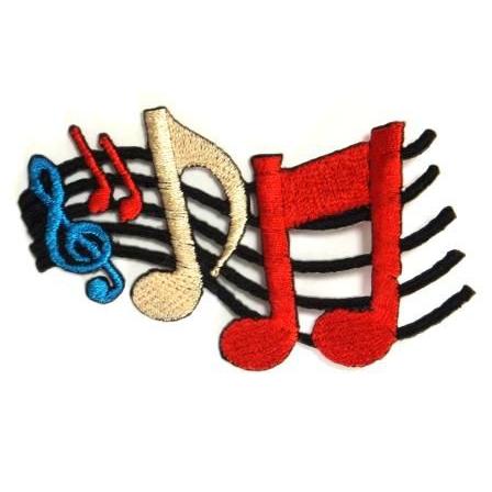 アイロンワッペン ワッペン キュート ハート 刺繍ワッペン 音符 アイロンで貼れるワッペン A364 Shinseitech 通販 Yahoo ショッピング