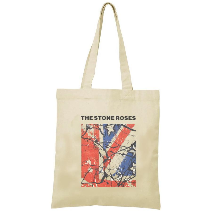 THE STONE ROSES トートバッグ キャンバス 12oz 綿100％ ナチュラル色 音楽 バンド シネマ 人物 B4サイズ ...