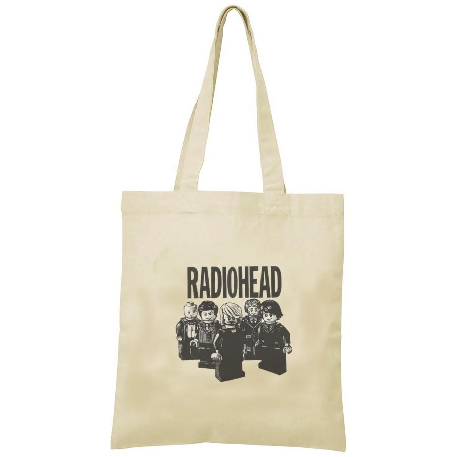 RADIOHEAD トートバッグ キャンバス 12oz 綿100％ ナチュラル色 音楽