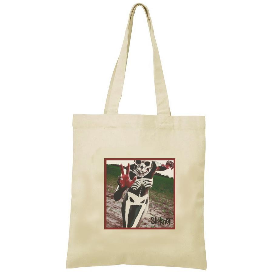 Slipknot トートバッグ キャンバス 12oz 綿100％ ナチュラル色 音楽