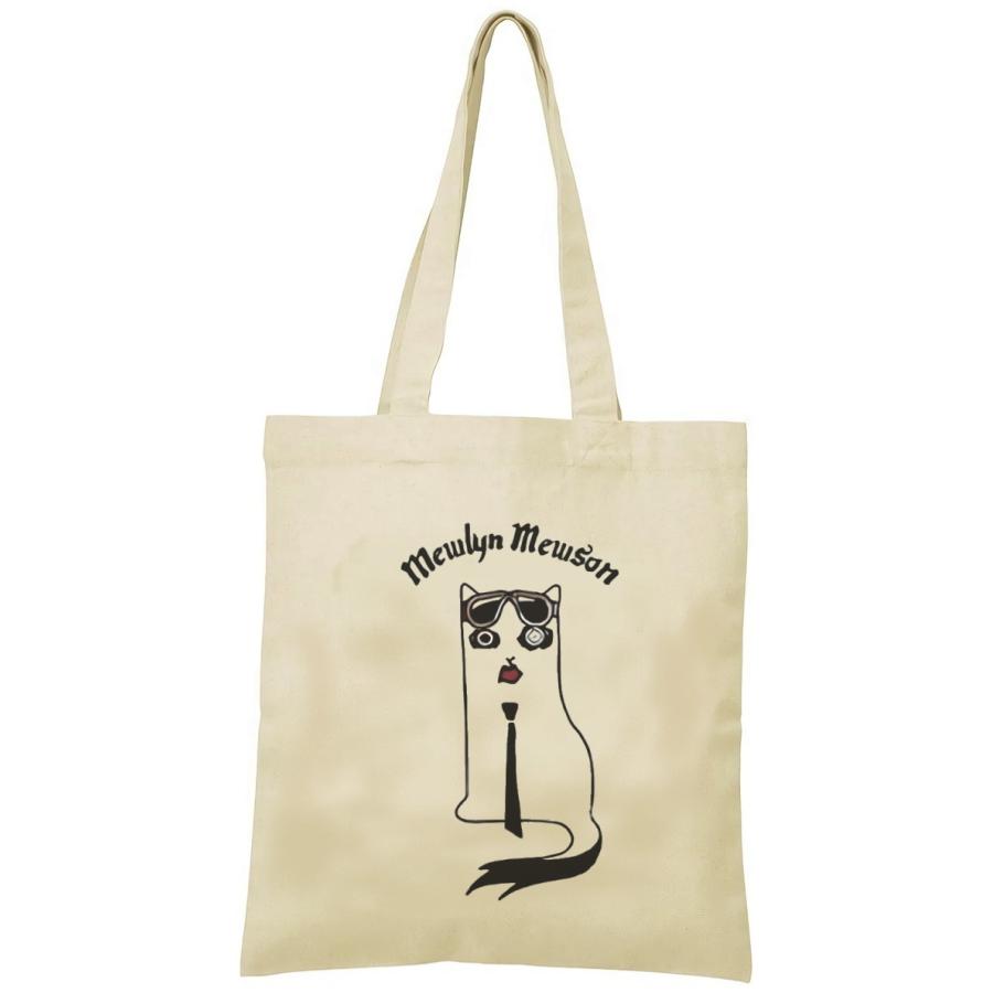 マリリンマンソンのネコ化 トートバッグ キャンバス 12oz 綿100