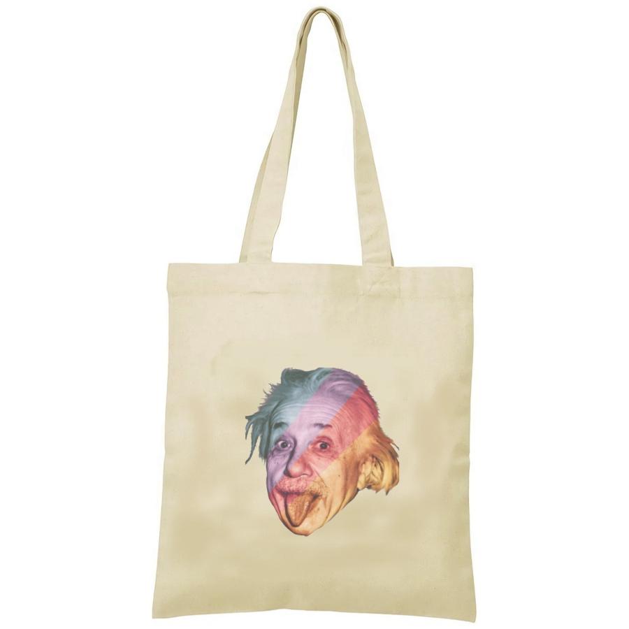 アインシュタイン トートバッグ キャンバス 12oz 綿100％ ナチュラル色
