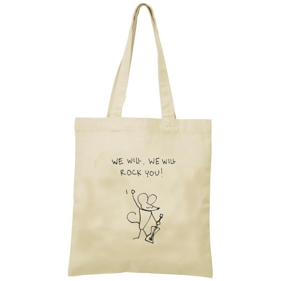 ネズミのフレディ トートバッグ キャンバス 12oz 綿100％ ナチュラル色