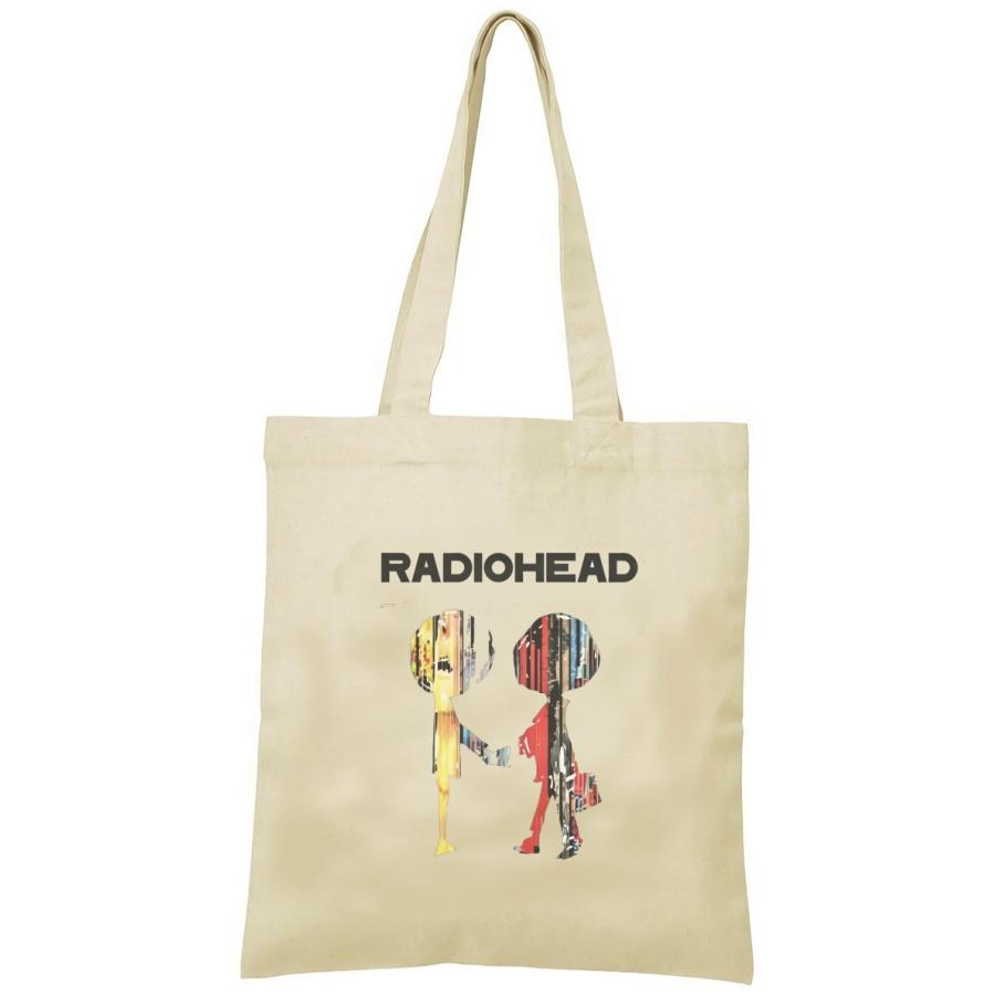 RADIOHEAD トートバッグ キャンバス 12oz 綿100％ ナチュラル色 音楽