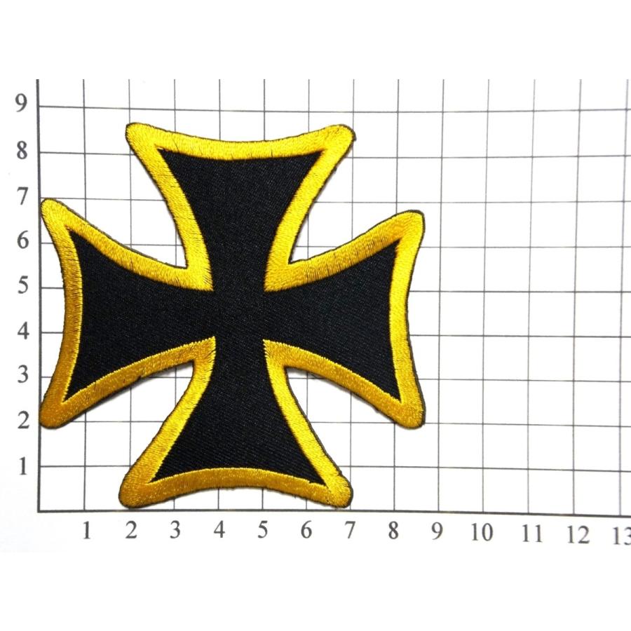アイロンワッペン　ワッペン　クロス（十字）・星（スター）　刺繍ワッペン　アイロンで貼れるワッペン｜shinseitech｜02
