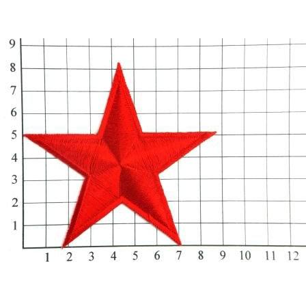 アイロンワッペン ワッペン クロス（十字）・星（スター） 刺繍