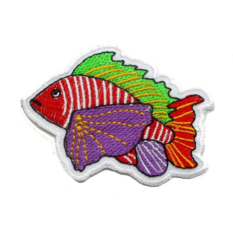 アイロンワッペン ワッペン 動物 魚 生き物ワッペン 刺繍ワッペン アイロンで貼れるワッペン E619 Shinseitech 通販 Yahoo ショッピング