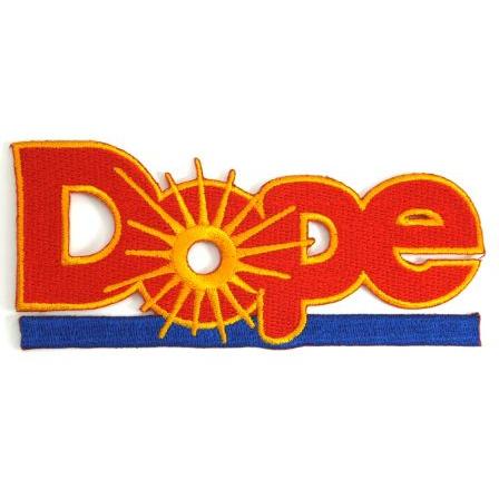 アイロンワッペン ワッペン キャラ・ロゴワッペン 刺繍ワッペン Dope