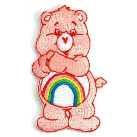 アイロンワッペン ワッペン キャラ ロゴワッペン 刺繍ワッペン 虹のくま クマ アイロンで貼れるワッペン F230 Shinseitech 通販 Yahoo ショッピング