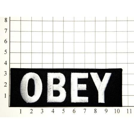 アイロンワッペン ワッペン キャラ・ロゴワッペン 刺繍ワッペン OBEY
