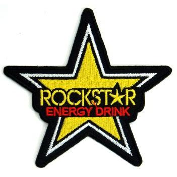 アイロンワッペン　ワッペン　キャラ・ロゴワッペン　刺繍ワッペン　ROCK STAR ENERGY DRINK  アイロンで貼れるワッペン