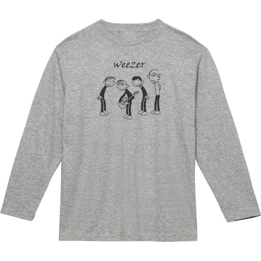 【値下げしました】Weezer バンド 長袖Tシャツ ロンT Mウィーザー Weezer ウィーザー 音楽Tシャツ ロックTシャツ バンドTシャツ 長袖T