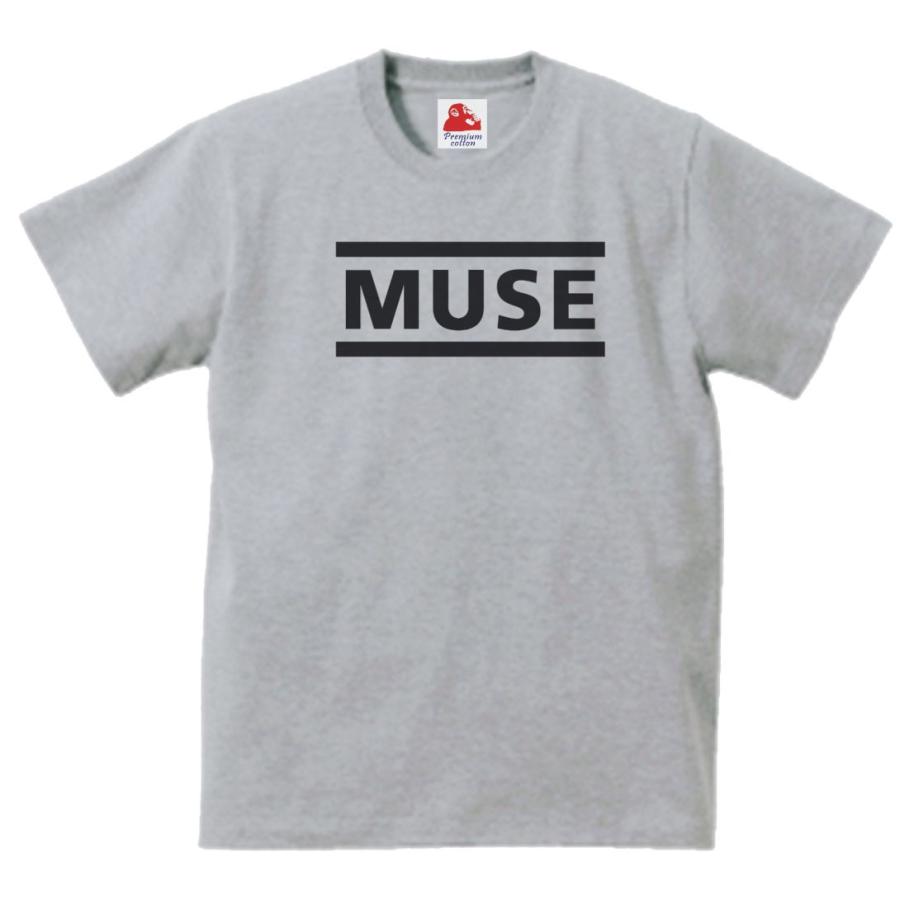 Muse ミューズ 音楽Tシャツ ロックTシャツ バンドTシャツ グレー 