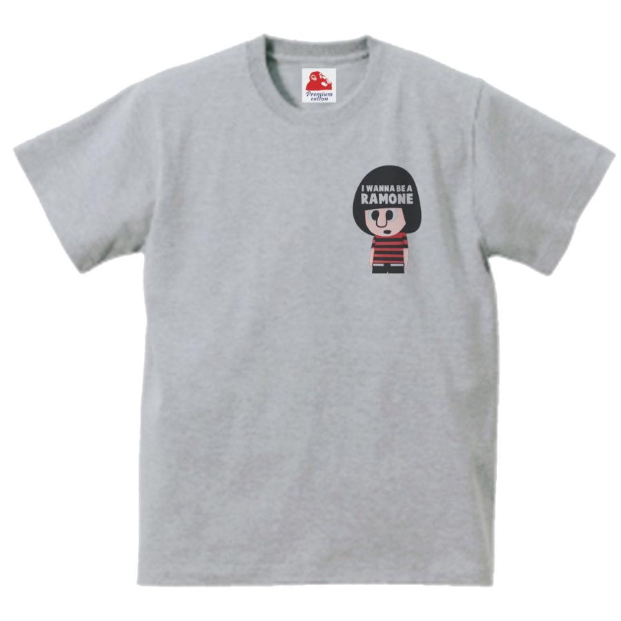 ラモーンズ Ramones 音楽Tシャツ ロックTシャツ バンドTシャツ グレー