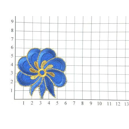 アイロンワッペン ワッペン 変形型ワッペン 刺繍ワッペン 花・フラワー