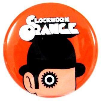 缶バッジ シネマ 時計仕掛けのオレンジ 38mm ピンバッジ