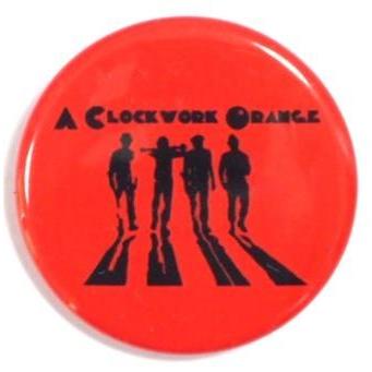 缶バッジ 時計仕掛けのオレンジ 38mm ピンバッジ : SHINSEITECH