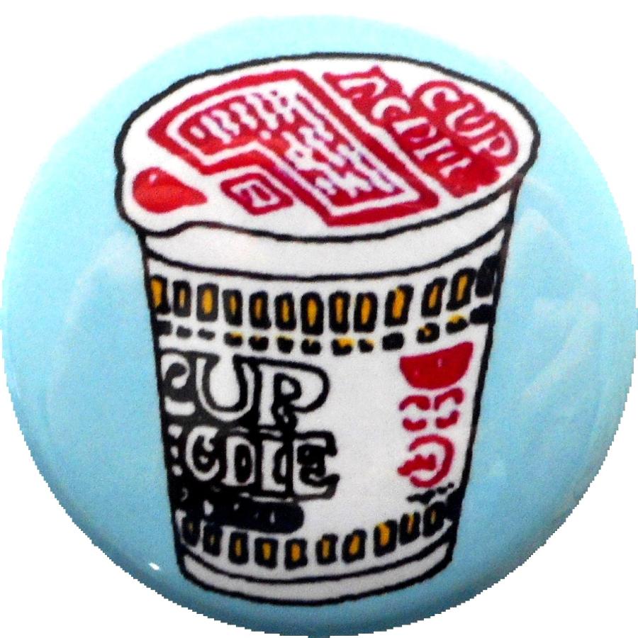 缶バッジ カップラーメン 38mm ピンバッジ : SHINSEITECH - 通販
