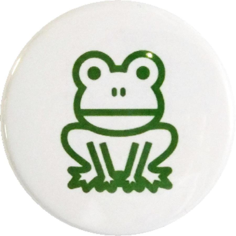缶バッジ 動物 生き物 カエル 38mm ピンバッジ : SHINSEITECH - 通販