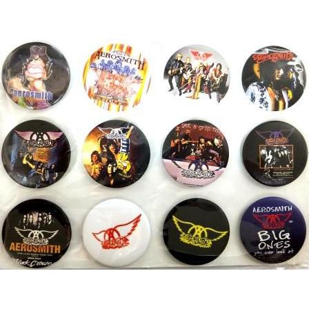 ロック バンド 缶バッジ Lサイズ１２個セット Aero Smith Lrk0010 Shinseitech 通販 Yahoo ショッピング