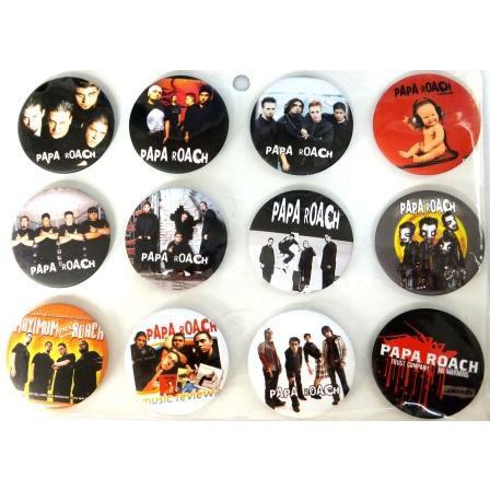 ロック バンド 缶バッジ Lサイズ１２個セット Papa Roach Ol8bmnebfk ゲーム おもちゃ Onstageexperiences Com
