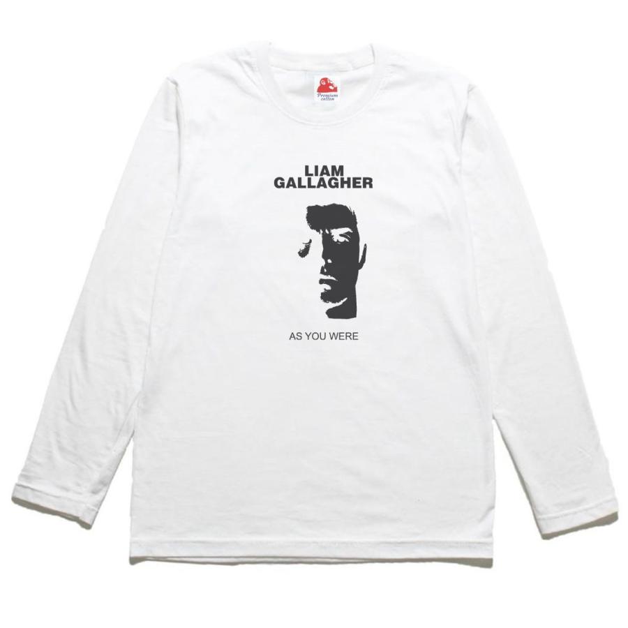 ロングスリーブＴシャツギャラガー様 Liam Gallagher リアム ギャラガー 音楽Tシャツ ロックTシャツ バンドT