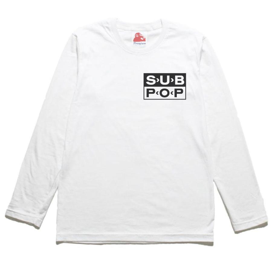 サブ ポップ Sub Pop 音楽Tシャツ ロックTシャツ バンドTシャツ 長袖T