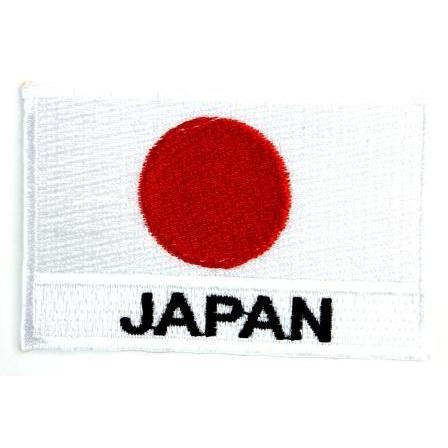 アイロンワッペン ワッペン 国・国旗ワッペン 刺繍ワッペン 日本 JAPAN