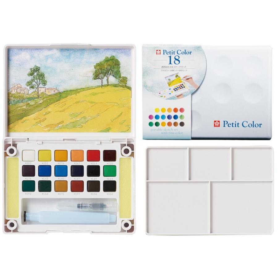 在庫あり 包装無料 サクラクレパス Ncw 18h 透明固形水彩絵の具 プチカラー水筆入り 18色セット Ncw 18h 株式会社 新撰文具 通販 Yahoo ショッピング
