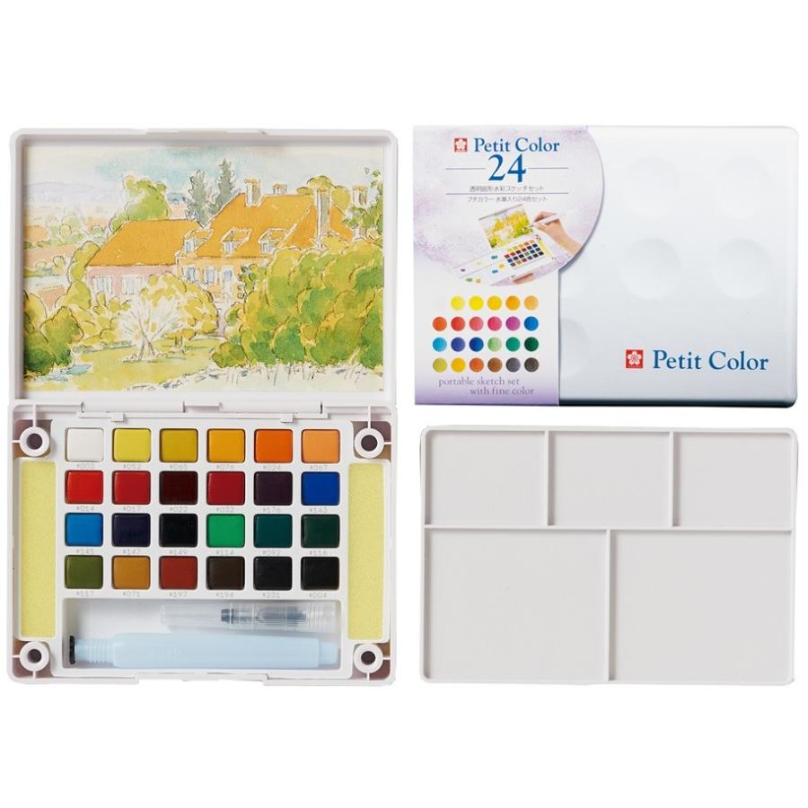 在庫あり 包装無料 サクラクレパス Ncw 24h 透明固形水彩絵の具 プチカラー水筆入り 24色セット Ncw 24h 株式会社 新撰文具 通販 Yahoo ショッピング
