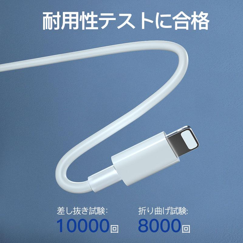 iPhone iPad 充電 ケーブル PD Type-C to Lightning 17 16 15 14 13 12
